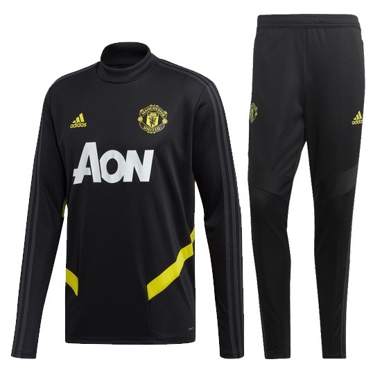 Chandal Niños Manchester United 2019-20 Oro Negro